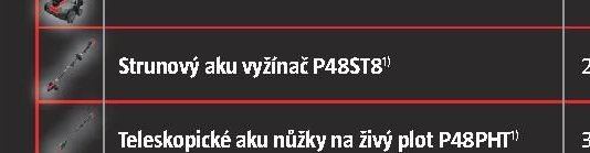 Strunový aku vyžínač P48ST8