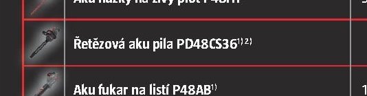 Řetězová aku pila PD48CS36