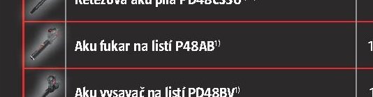 Aku fukar na listí P48AB