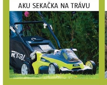 AKU SEKAČKA NA TRÁVU