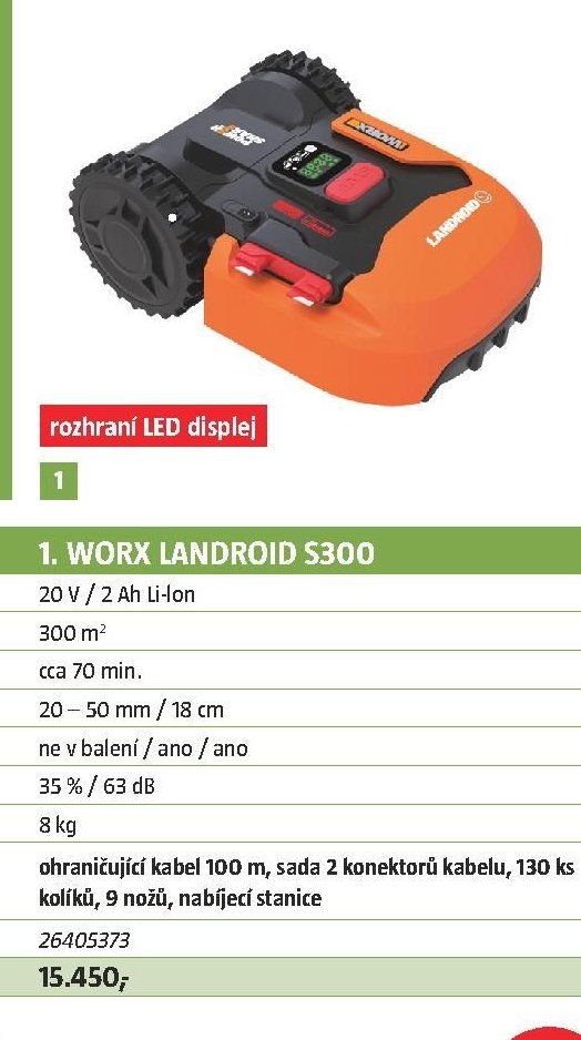 WORX LANDROID S300