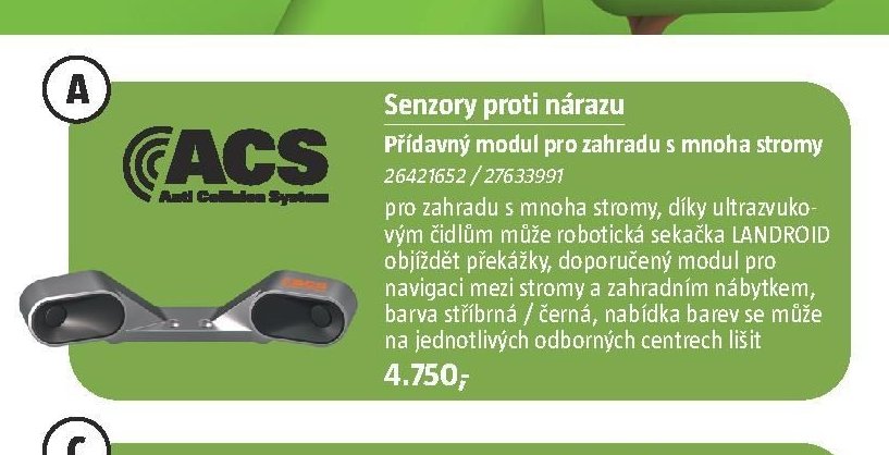 Senzory proti nárazu