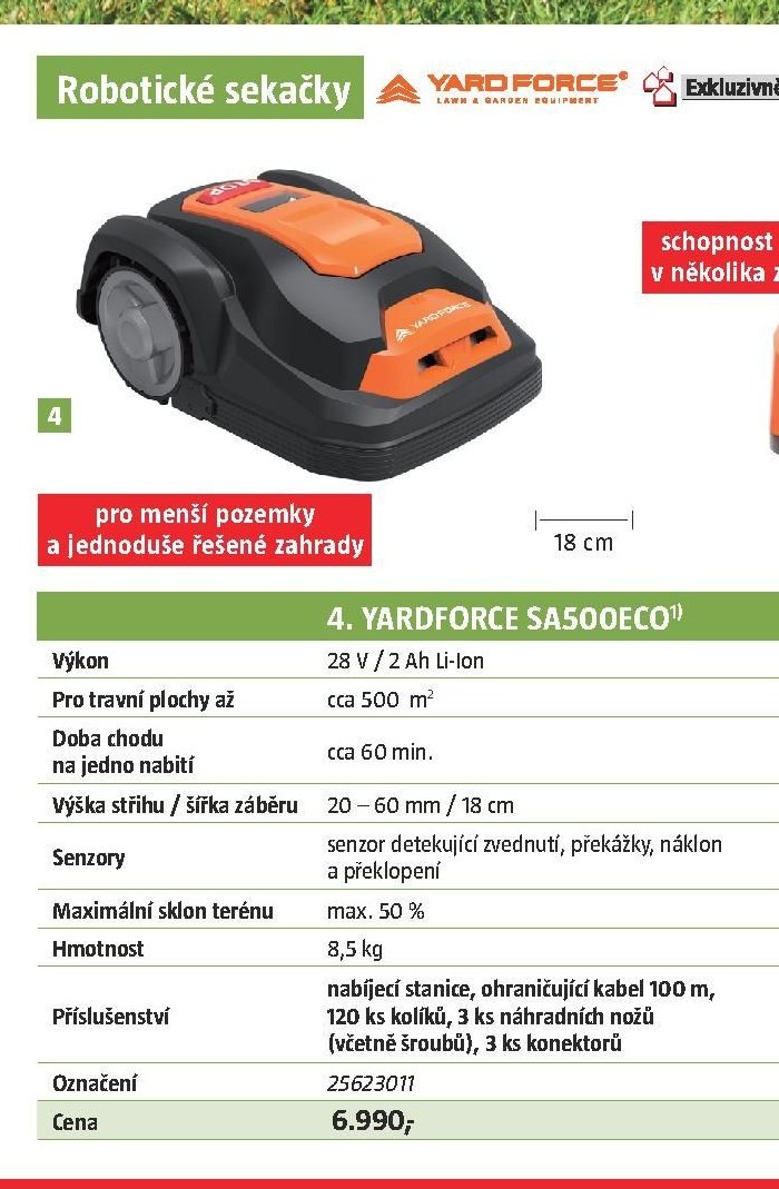 YARDFORCE SA500ECO