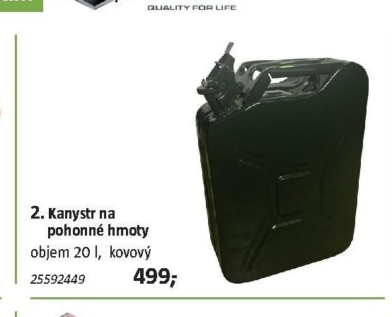 Kanystr na pohonné hmoty