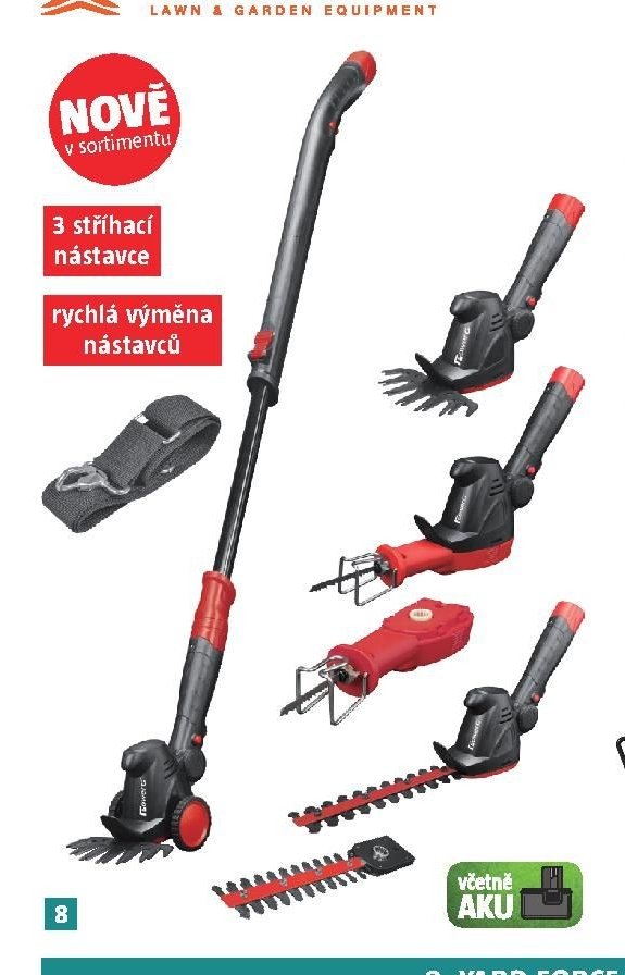 YARD FORCE PowerG Accu Multitool 3v1