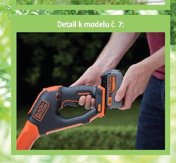 Detail k modelu č. 7 (Black+Decker)