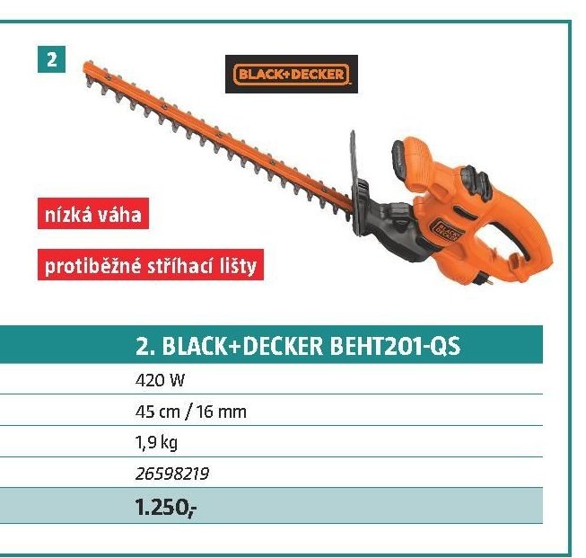 BLACK+DECKER BEHT201-QS