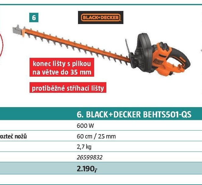 BLACK+DECKER BEHTS501-QS