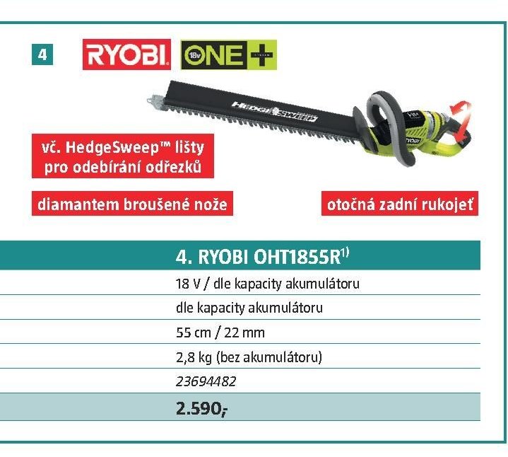 RYOBI OHT1855R
