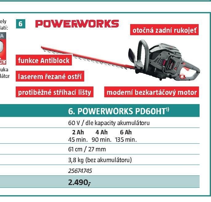 POWERWORKS PD60HT