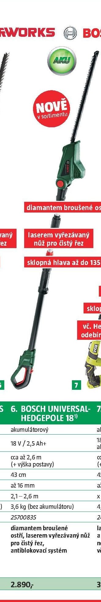 BOSCH UNIVERSAL HEDGEPOLE 18