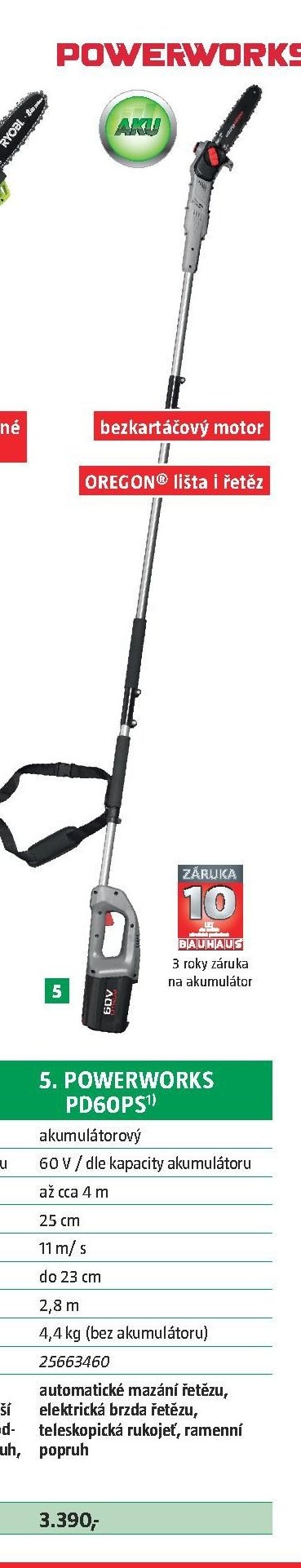 POWERWORKS PD60PS