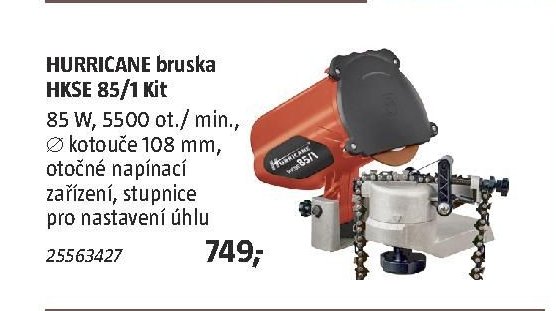 HURRICANE bruska HKSE 85/1 Kit