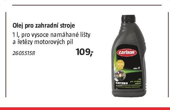 Olej pro zahradní stroje
