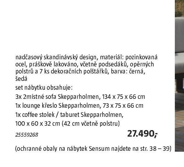 Sada nábytku Skepparholmen