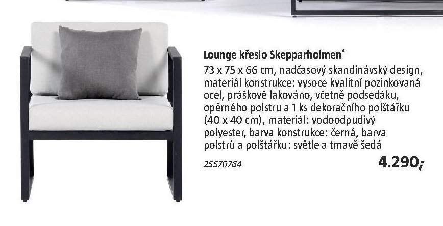 Lounge křeslo Skepparholmen