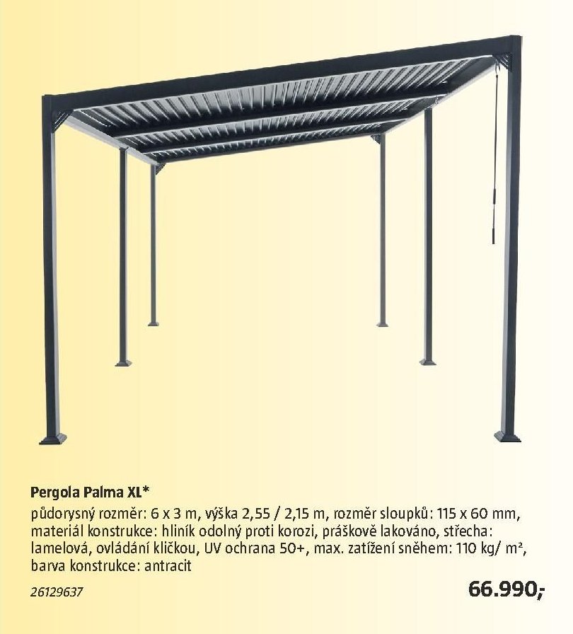 Pergola Palma XL