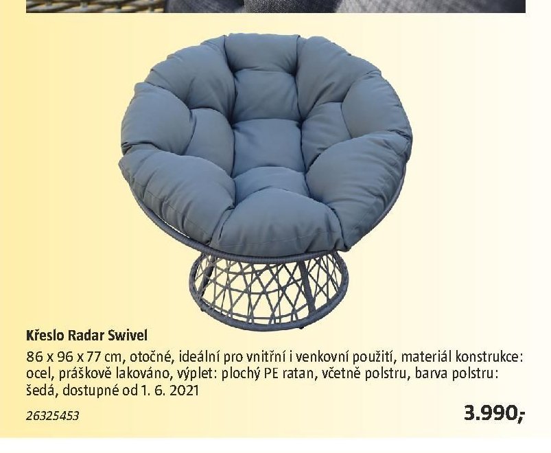 Křeslo Radar Swivel