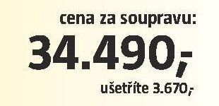 Souprava nábytku Amelie (3místná)