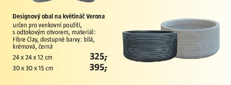 Designový obal na květináč Verona