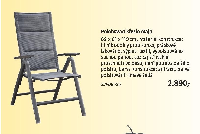 Polohovací křeslo Maja