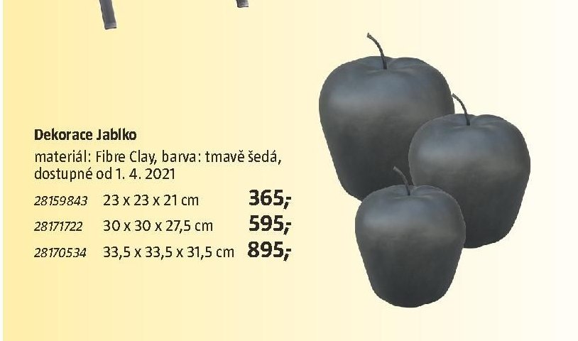 Dekorace Jablko