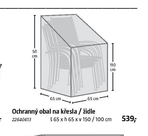 Ochranný obal na křesla / židle