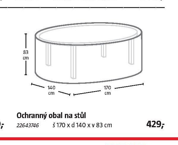 Ochranný obal na stůl