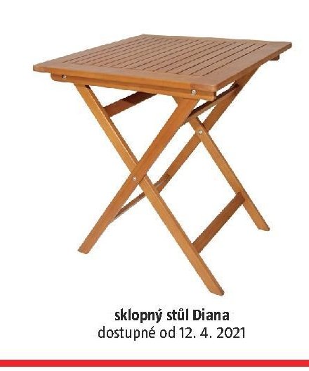 sklopný stůl Diana