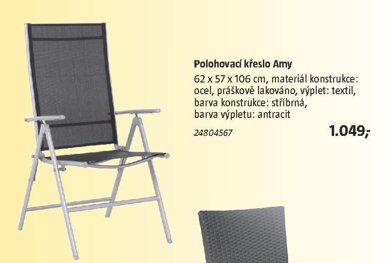 Polohovací křeslo Amy