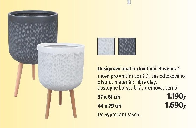 Designový obal na květináč Ravenna