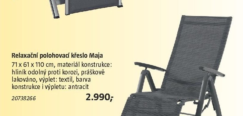 Relaxační polohovací křeslo Maja