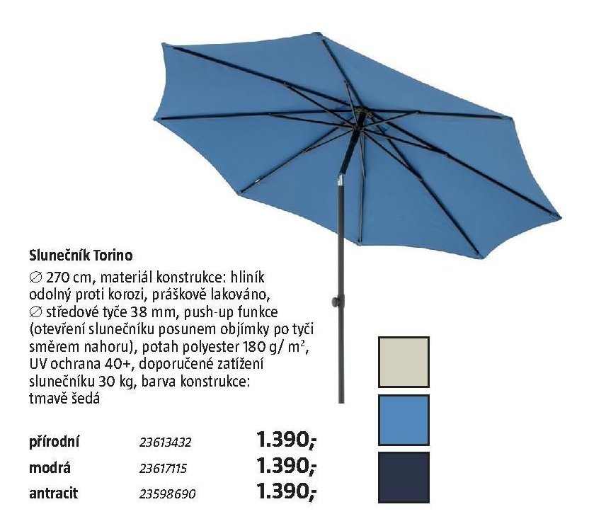 Slunečník Torino