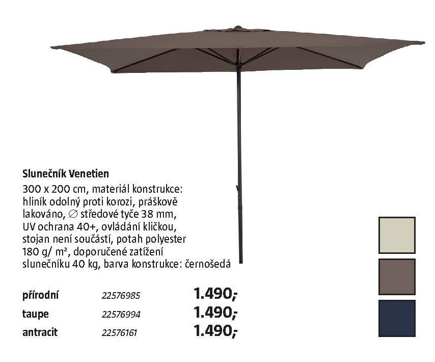 Slunečník Venetien