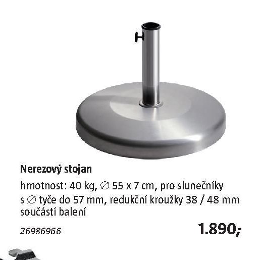 Nerezový stojan