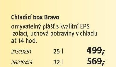 Chladící box Bravo 25 l