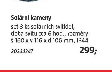 Solární kameny