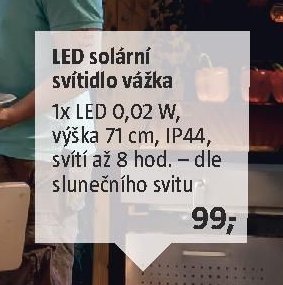 LED solární svítidlo vážka