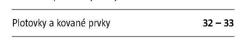 Plotovky a kované prvky