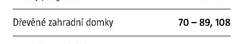 Dřevěné zahradní domky