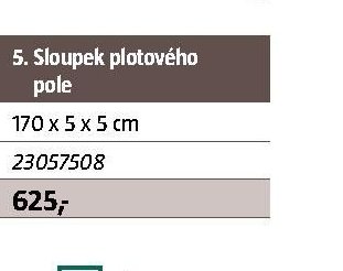 Plotové pole 110 x 200 cm