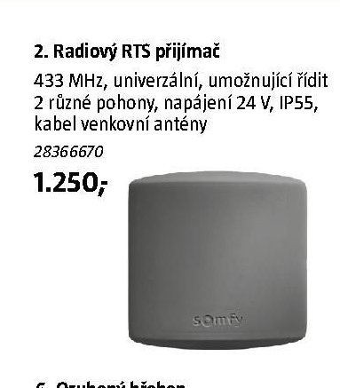 2. Radiový RTS přijímač