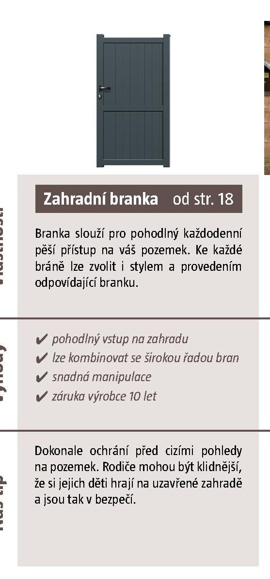 Zahradní branka