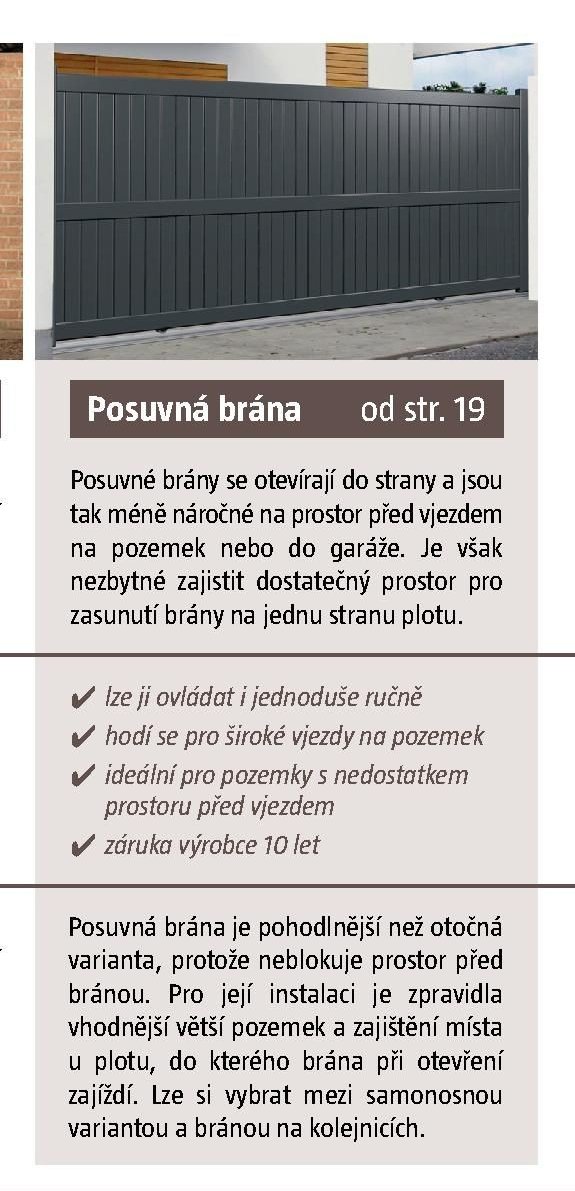 Posuvná brána