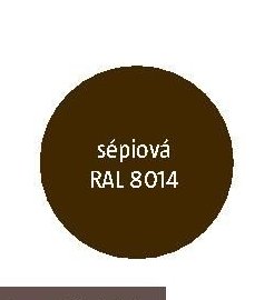 sépiová RAL 8014