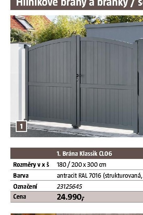 Brána Klassik CL06