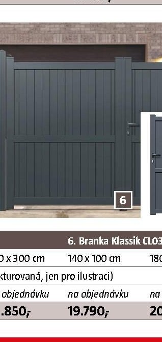 Brána Klassik CL03
