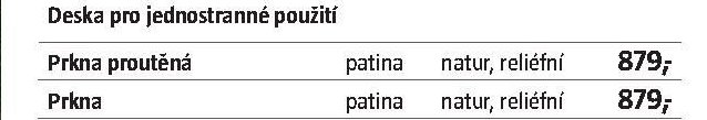 Prkna proutěná