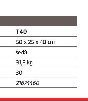 Ztracené bednění T 40
