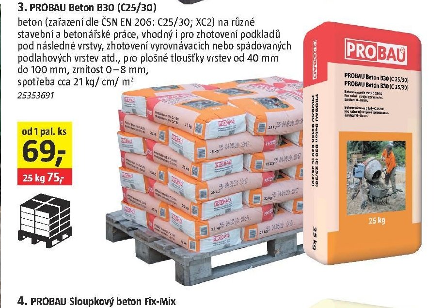 PROBAU Beton B30 (C25/30)